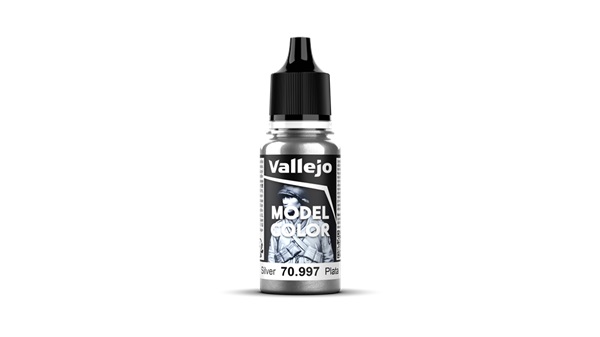 Vallejo Maling Model Color: Silver 17ml