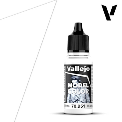 Vallejo Maling Model Color: White 18ml
