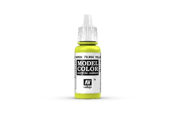 Vallejo Maling Model Color: Yellow Green 17ml