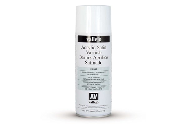 Vallejo Varnish Spray: Satin 400 Ml