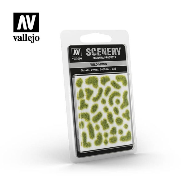 Vallejo Wild Tufts  Terr 195 166  -gr 195 166   Terrain Grass : Moss  2mm