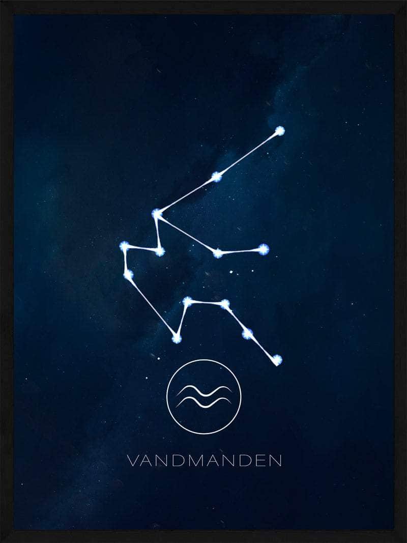 Vandmanden Stjernetegn Plakat