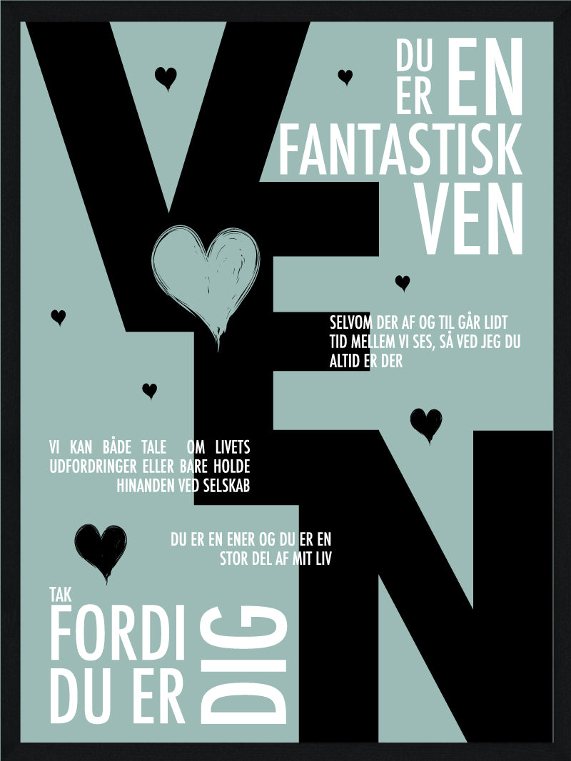 Ven Plakat Personlig Plakat
