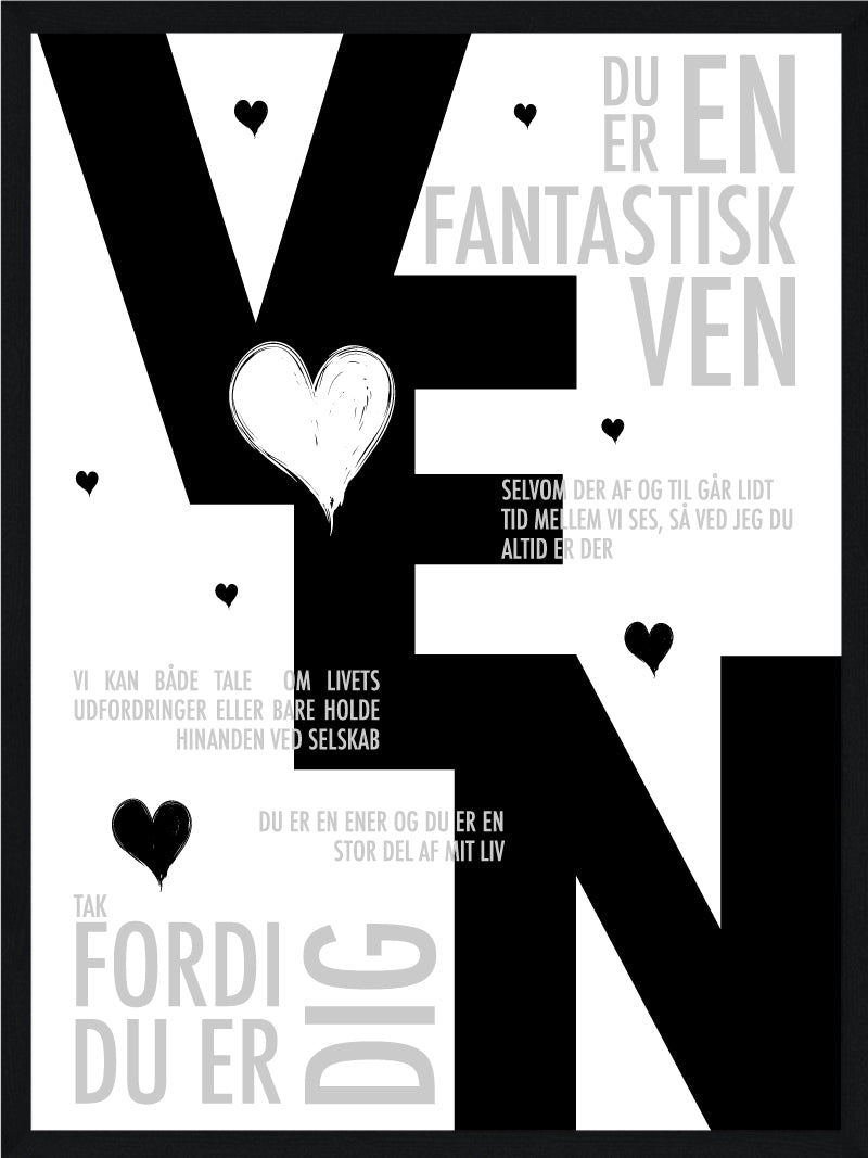 Ven Plakat Personlig Plakat
