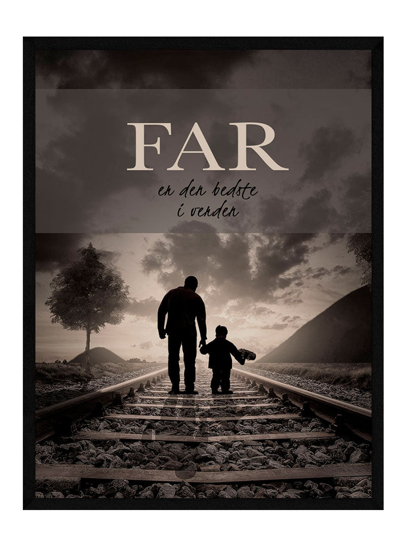 Verdens Bedste Far Plakat Jernbane