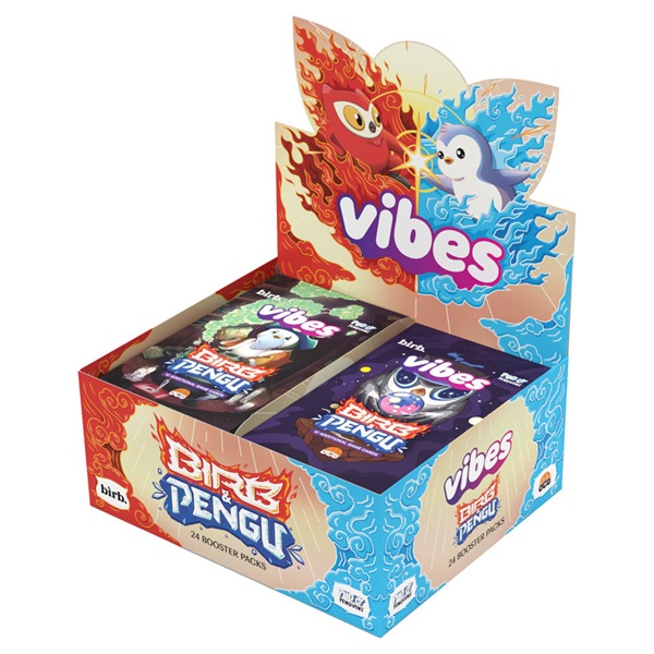 Vibes Tcg: Birb Pengu Booster Display Box Med 24 Pakker