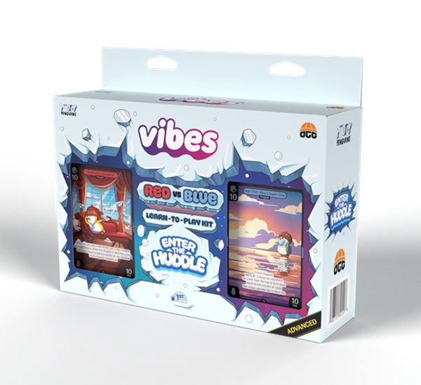 Vibes Tcg: Starter Deck Enter The Huddle: Advanced  Red Vs  Blue