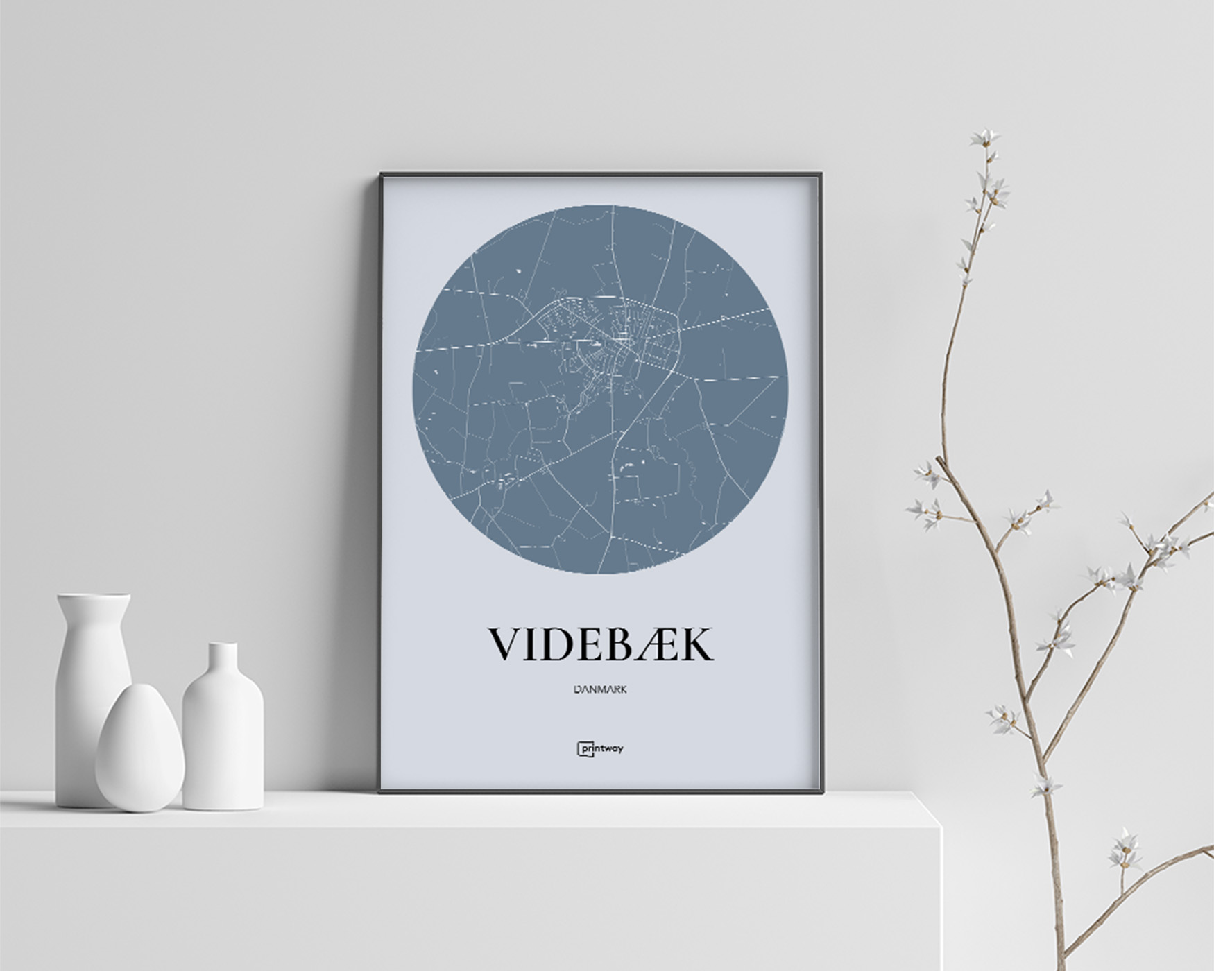 Videbæk Plakaten Havblå