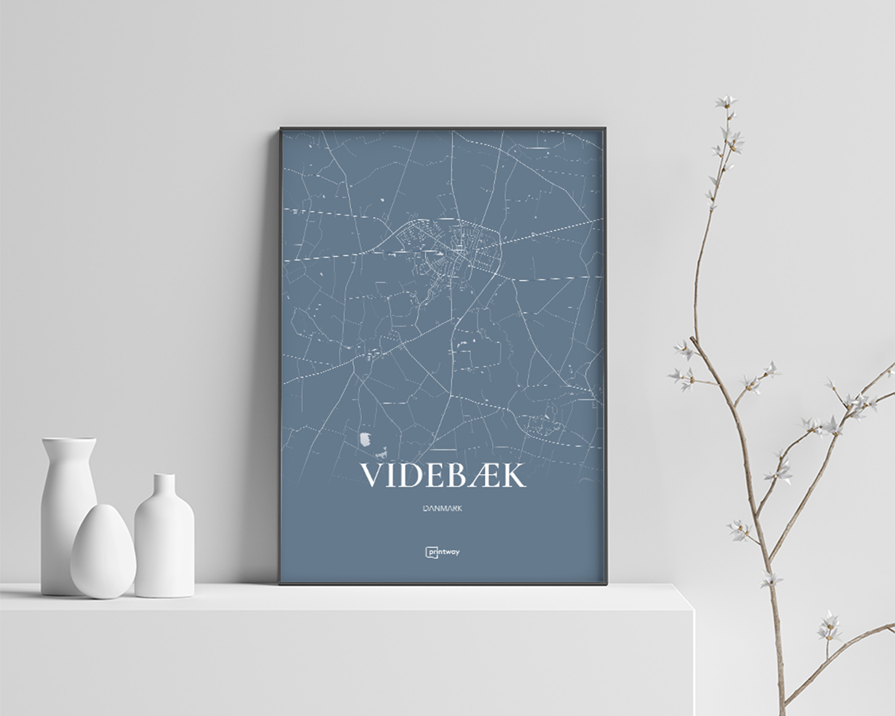 Videbæk Plakaten Havblå