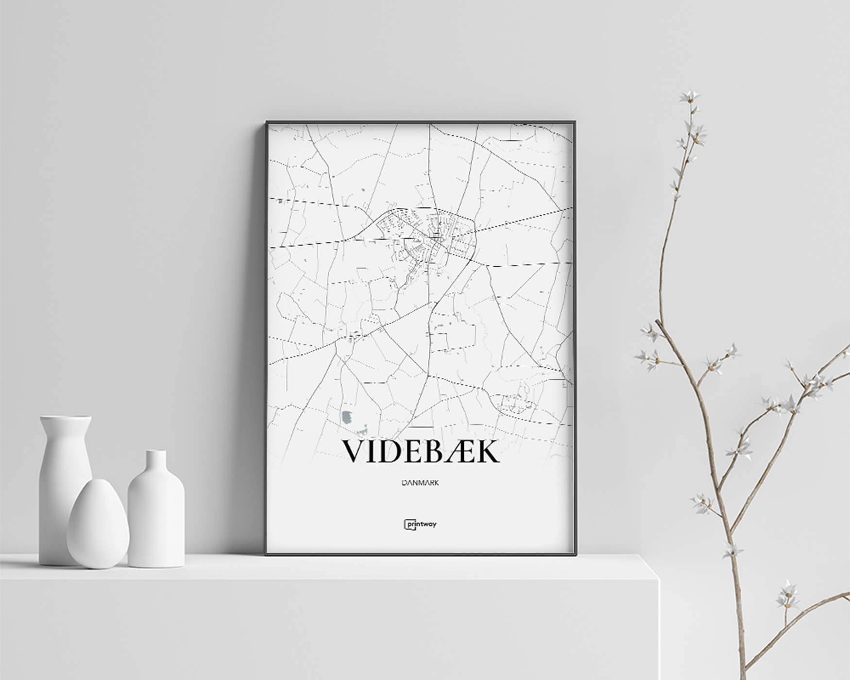 Videbæk Plakaten Hvid