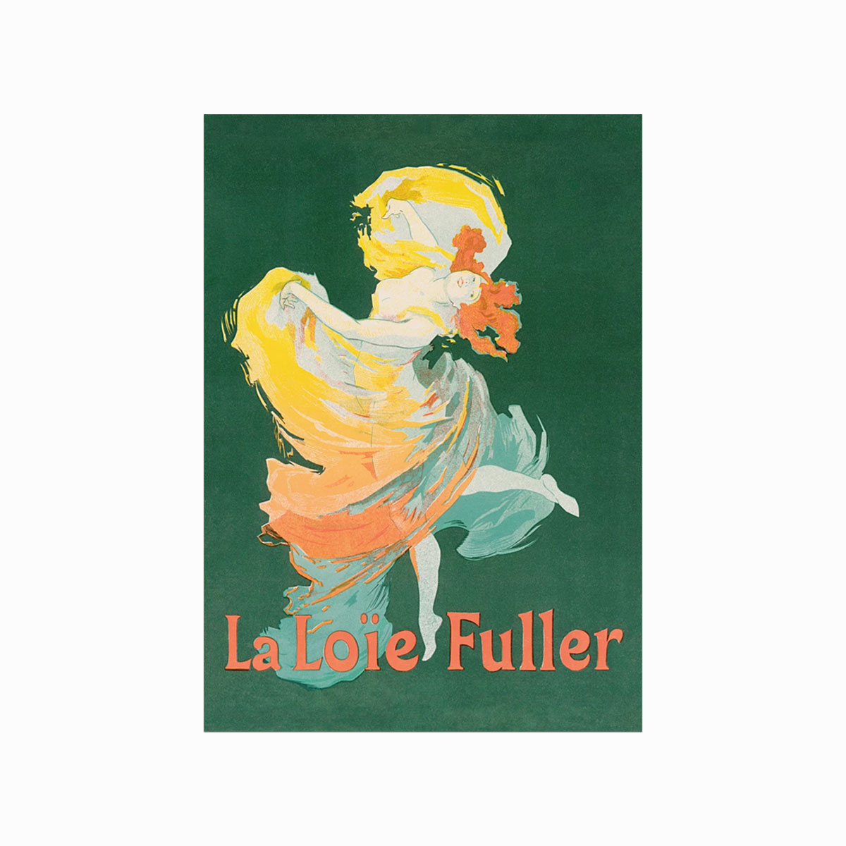 Vintage Plakat  La Loïe Fuller