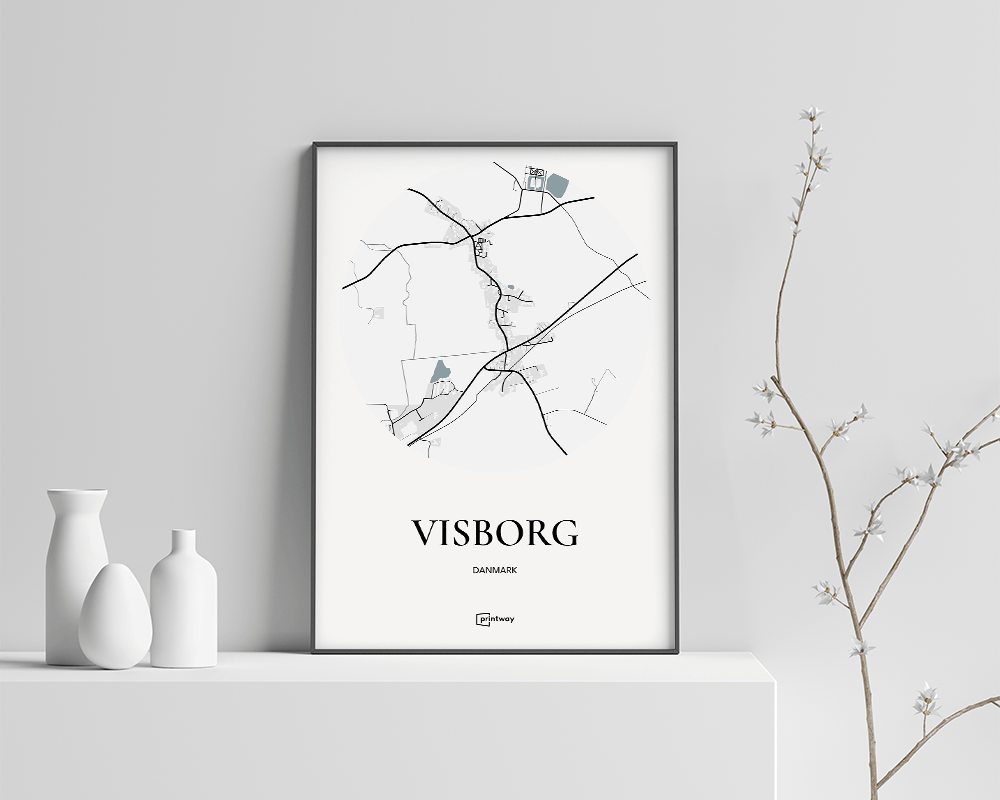 Visborg Plakaten Hvid