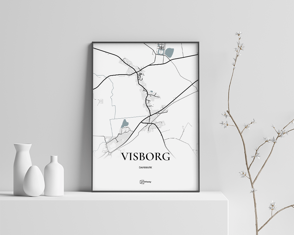 Visborg Plakaten Hvid