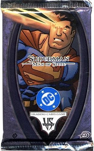 Vs  System: Dc Tcg Superman: Man Of Steel Booster Pack