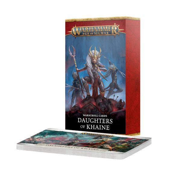 Warhammer: Age Of Sigmar 4th Edition Warscroll Cards: Daughters Of Khaine 2026 60050212003