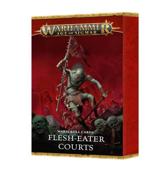 Warhammer: Age Of Sigmar  4th Edition  Warscroll Cards: Flesh-eater Courts  2025  60050207012