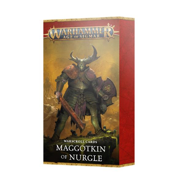 Warhammer: Age Of Sigmar  4th Edition  Warscroll Cards: Maggotkin Of Nurgle  2026  60050201015