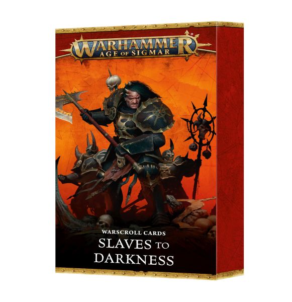 Warhammer: Age Of Sigmar  4th Edition  Warscroll Cards: Slaves To Darkness  2024  60050201005
