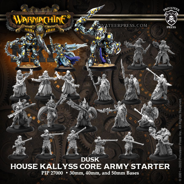 Warmachine  Mkiv  Core Army Starter Box: Dusk House Kallyss Pip-27000