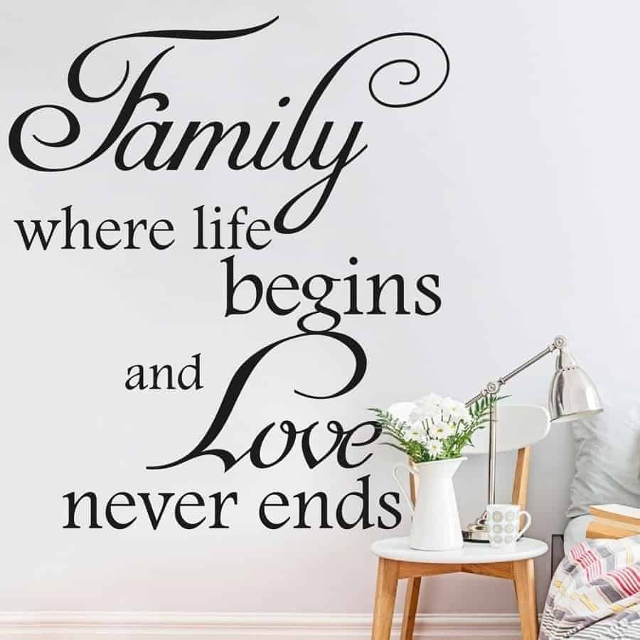 Where Life Begins Wallsticker