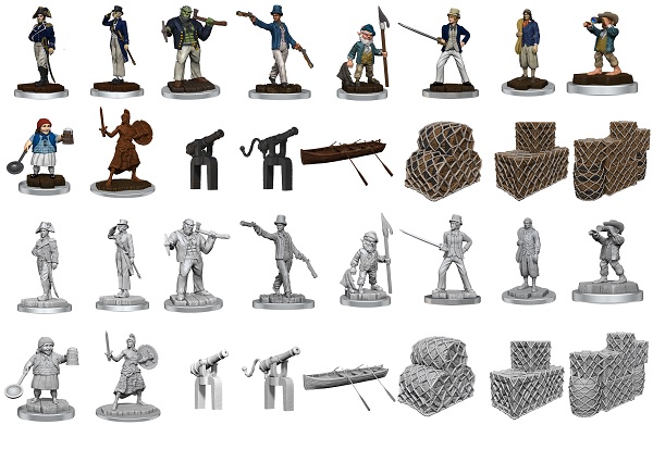 Wizkids Deep Cuts Miniatures: Ship   Crew Boxed Set  Wzk90593