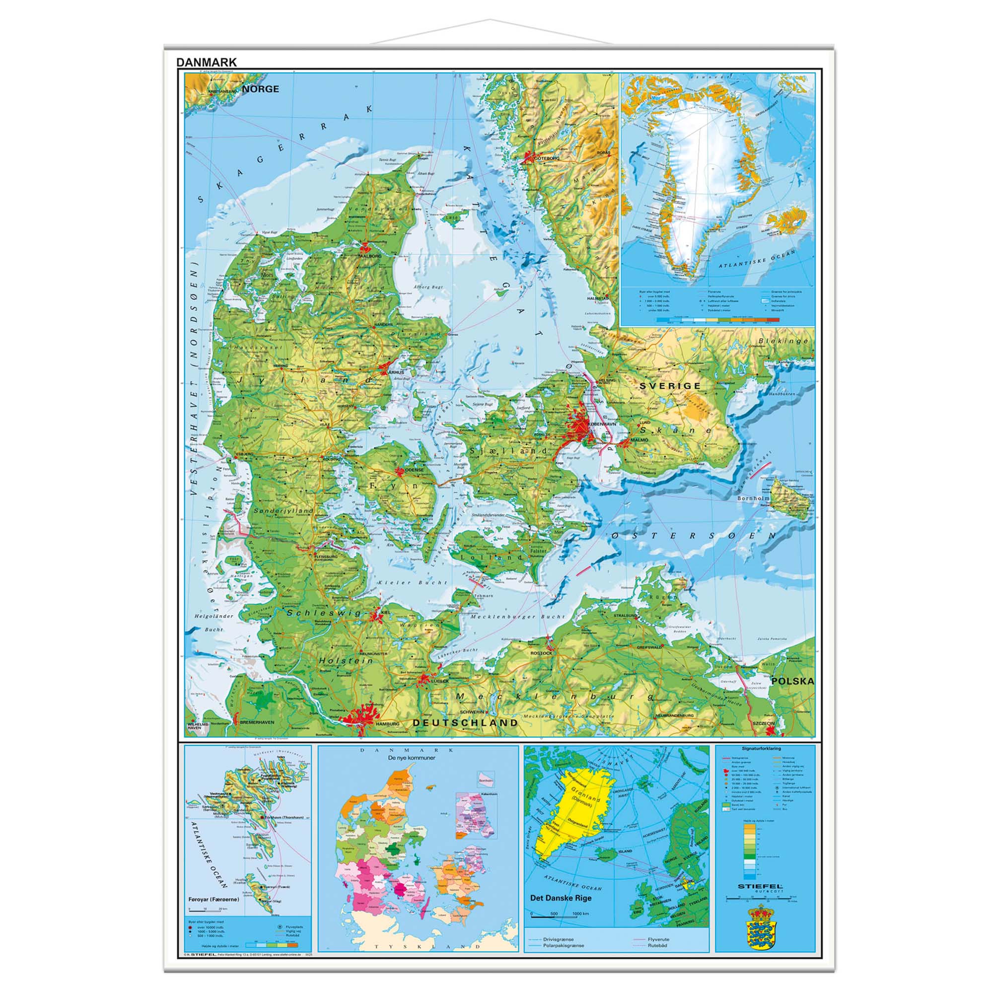 97   137 Cm  Danmarks Kort