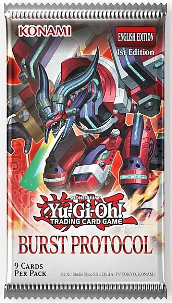 Yu-gi-oh  Booster Pakke Burst Protocol Booster Pack
