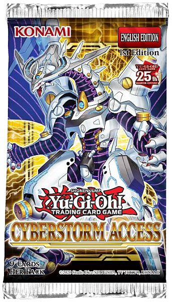 Yu-gi-oh  Booster Pakke Cyberstorm Access Booster Pack