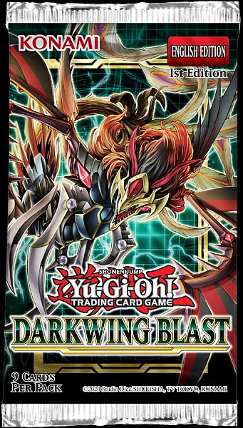 Yu-gi-oh  Booster Pakke Darkwing Blast