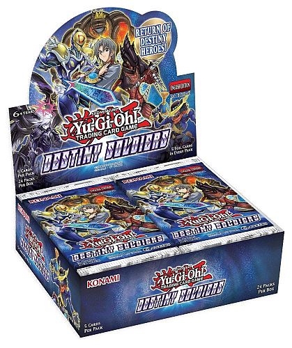 Yu-gi-oh  Booster Pakke Destiny Soldiers Booster Display Box Med 24 Pakker