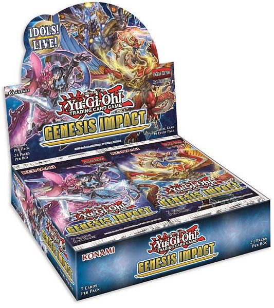 Yu-gi-oh  Booster Pakke Genesis Impact Booster Display Box Med 24 Pakker