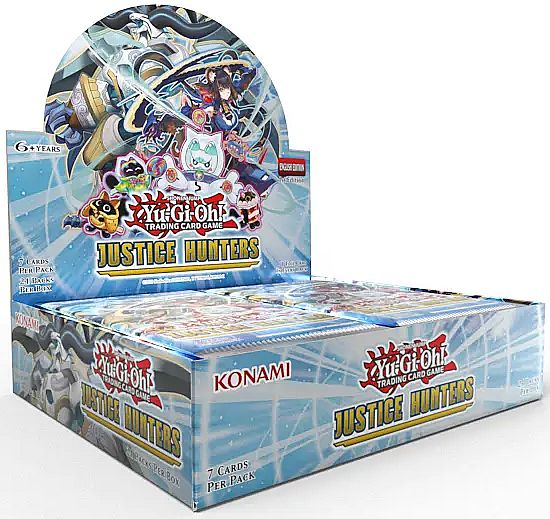 Yu-gi-oh  Booster Pakke Justice Hunters Booster Display Box Med 24 Pakker