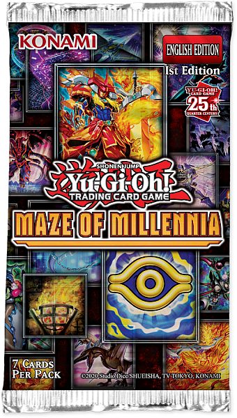 Yu-gi-oh  Booster Pakke Maze Of Millennia Booster Pack