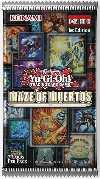 Yu-gi-oh  Booster Pakke Maze Of Muertos Booster Pack