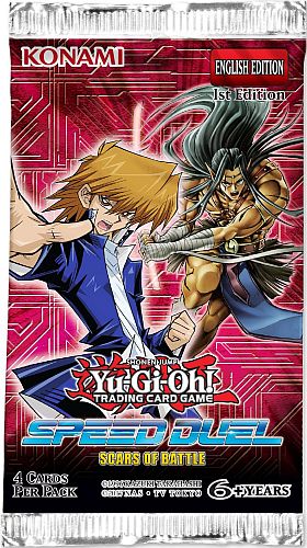Yu-gi-oh  Booster Pakke Speed Duel: Scars Of Battle
