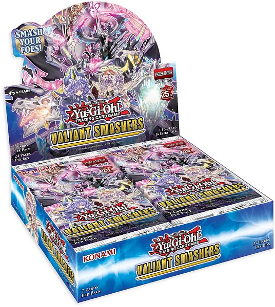Yu-gi-oh  Booster Pakke Valiant Smashers Booster Display Box Med 24 Pakker