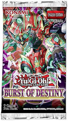 Yu-gi-oh  Burst Of Destiny Booster Pack