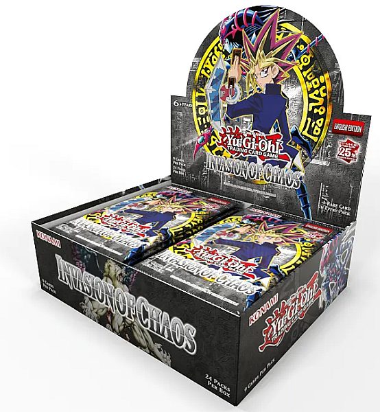 Yu-gi-oh  Invasion Of Chaos 25th Anniversary Booster Box