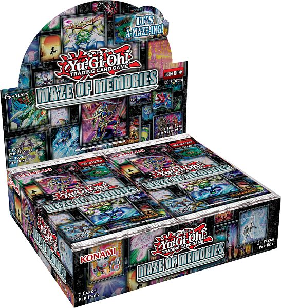 Yu-gi-oh  Maze Of Memories Booster Box Display 24 Pakker