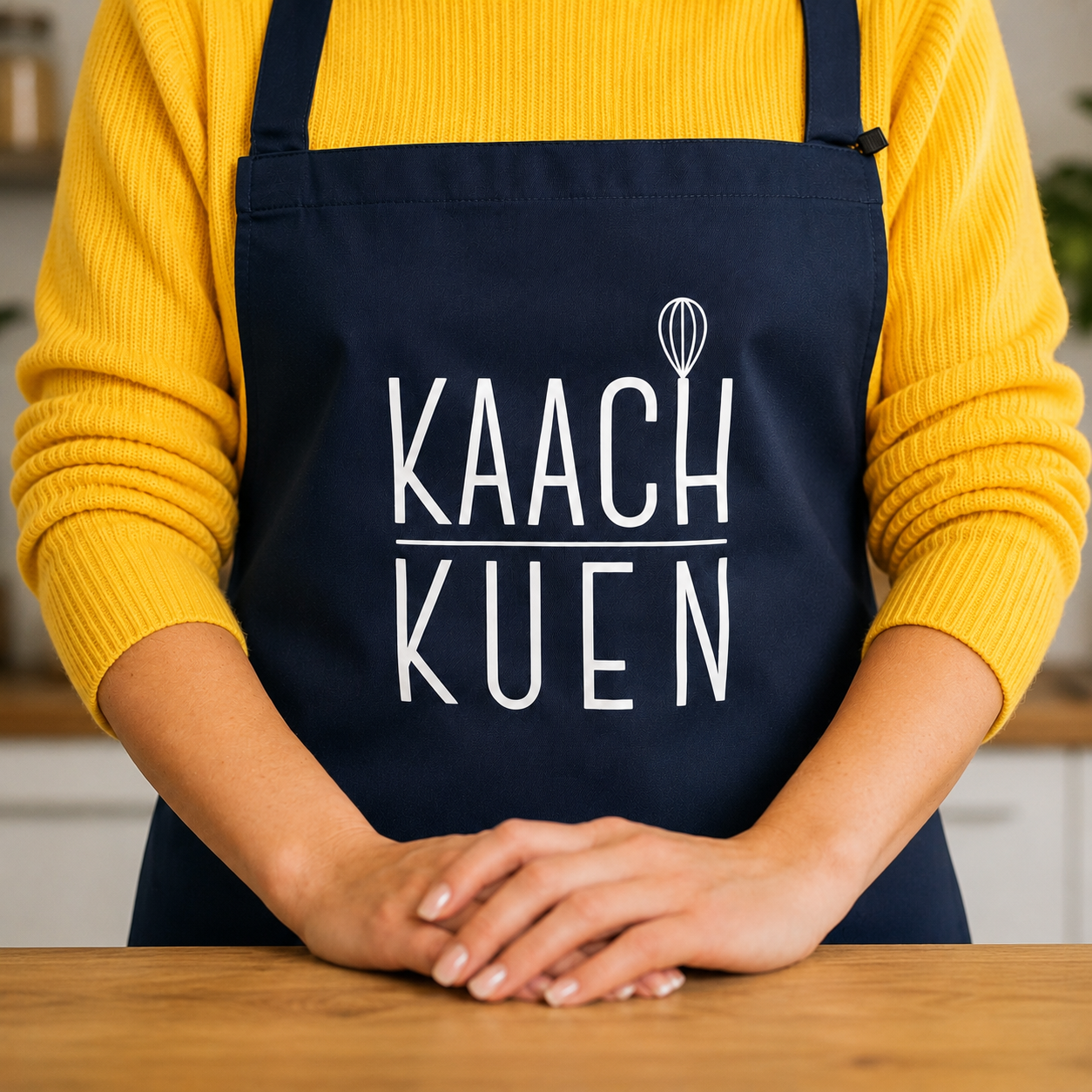 Kaachkuen Forklæde Navyblåt