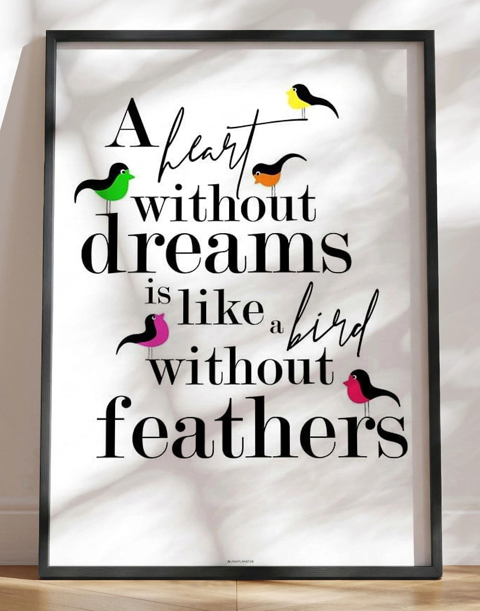 Heart Without Birds Plakat