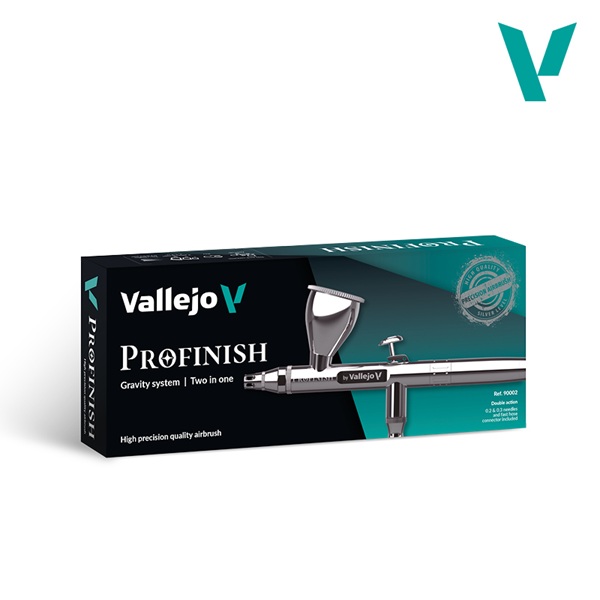 Airbrush Vallejo: Airbrush Profinish Gravity System  Two In One        3mm