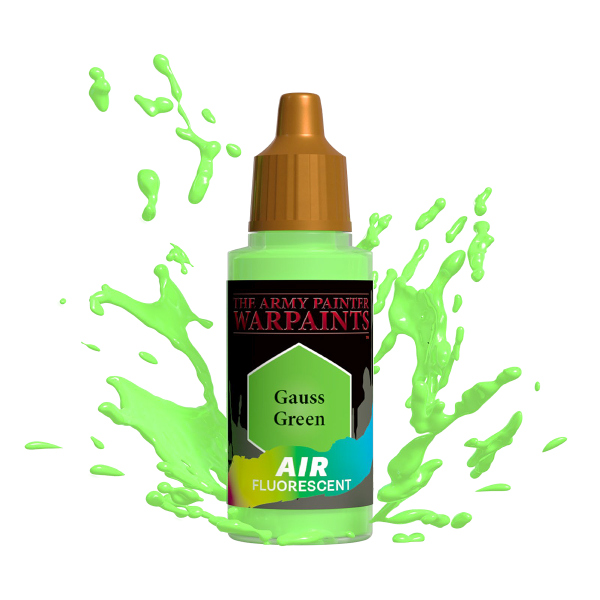 Army Painter Warpaints: Air Fluorescent Gauss Green Aw1503