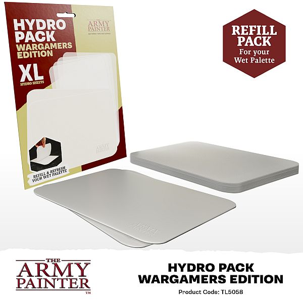 Army Painter Wet Palette: Wargamers Edition   Hydro Pack  Refill  Tl5058