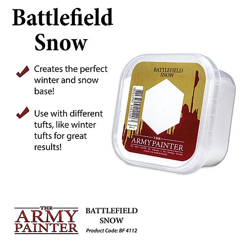 Basing Army Painter Battlefield Snow Bf4112