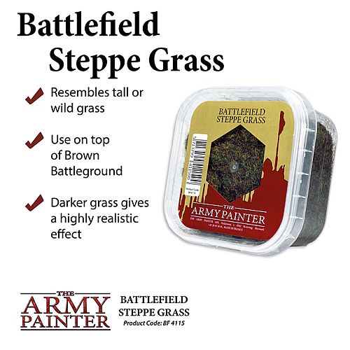 Basing Army Painter Battlefield Steppe Grass Bf4115