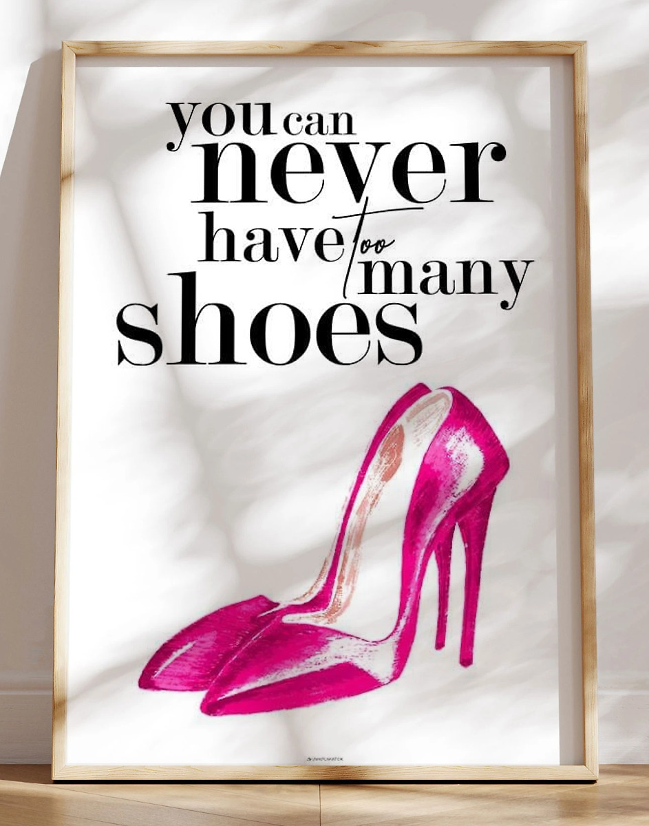 Bercool Plakat Med Pink Stiletter