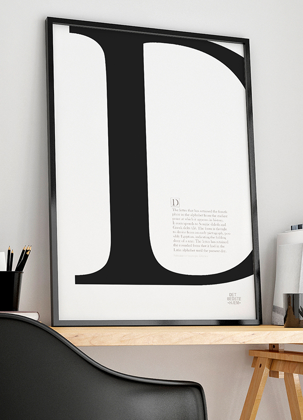 Bogstav  -plakat 21   29    A4  Kr  199 -