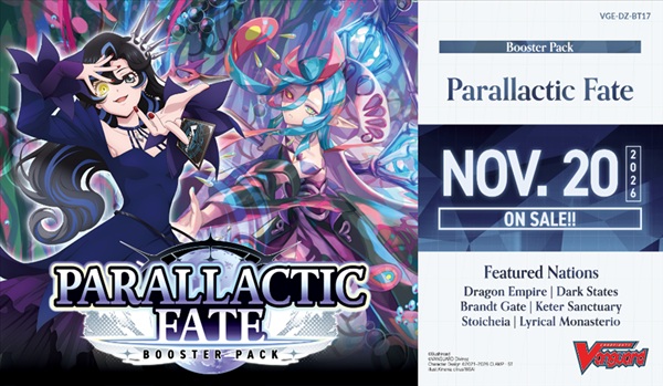 Cardfight Vanguard Ccg Dz Divinez Set 17: Parallactic Fate Display 16 Pakker Engelsk