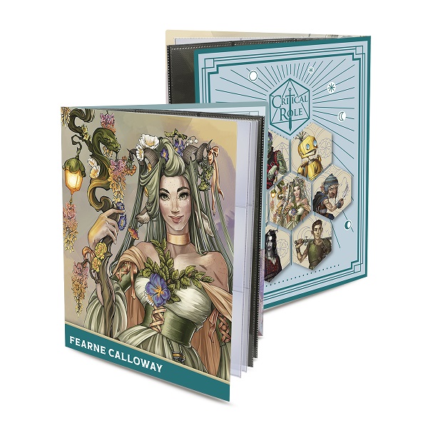 Character Sheet Mappe Critical Role: Fearne Calloway Folio With Stickers Ultra Pro  16118